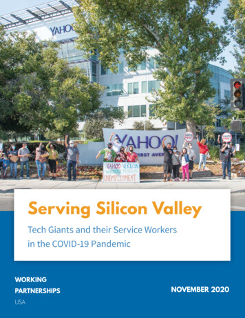 Serving Silicon Valley - Working Partnerships USA