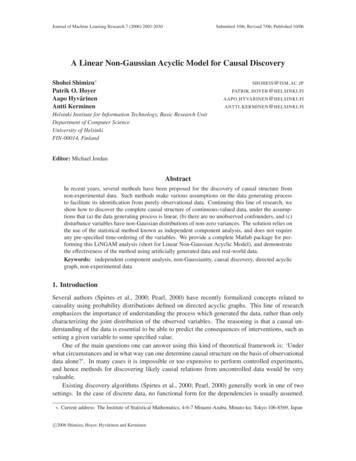 A Linear Non-Gaussian Acyclic Model For Causal Discovery