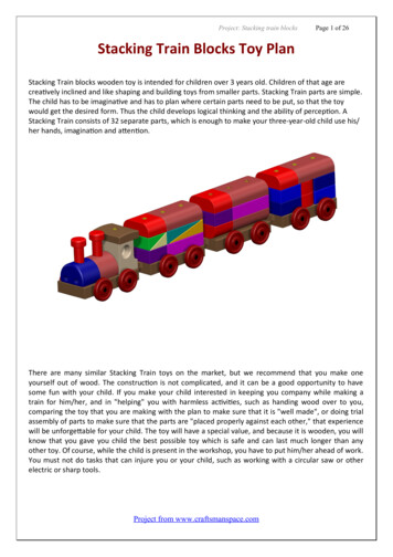 Page 1 Of 26 Stacking Train Blocks Toy Plan - Craftsmanspace