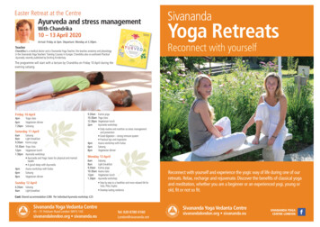 Sivananda Easter Retreat At The Centre Yoga Retreats