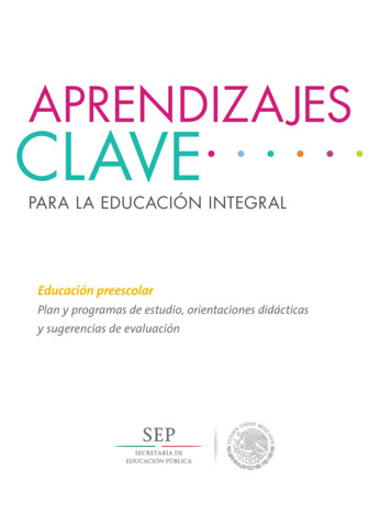APRENDIZAJES CLAVE - Creson.edu.mx