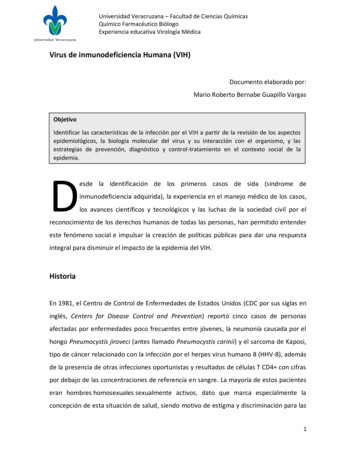 Virus De Inmunodeficiencia Humana (VIH) - Universidad Veracruzana