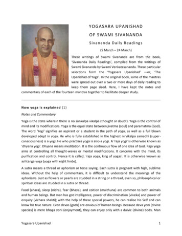Yogasara Upanishad Of Swami Sivananda
