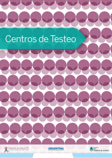 Centros De Testeo - Argentina.gob.ar