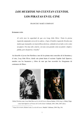 Los Piratas En El Cine (ensayo) - Universitat De Barcelona