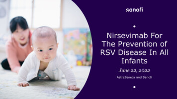 Nirsevimab For The Prevention Of RSV Disease In All Infants