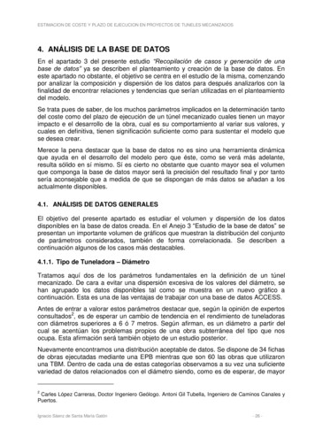 4. ANÁLISIS DE LA BASE DE DATOS - UPC Universitat Politècnica De .