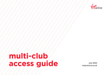 Multi-club Access Guide