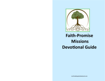 Faith Promise Missions Devotional Guide