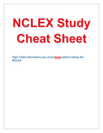 High Yield Information You Must Know Before Taking The NCLEX - CrushNCLEX