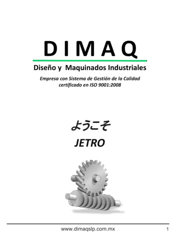 Diseño Y Maquinados Industriales - JETRO