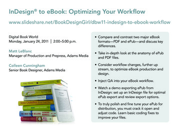 InDesign To EBook: Optimizing Your Workflow - UCoz