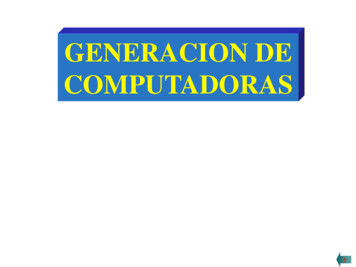 GENERACION DE COMPUTADORAS - Virtual.usalesiana.edu.bo