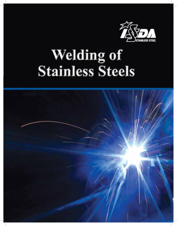 Welding Of Stainless Steels