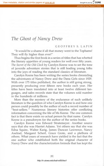 The Ghost Of Nancy Drew - CORE