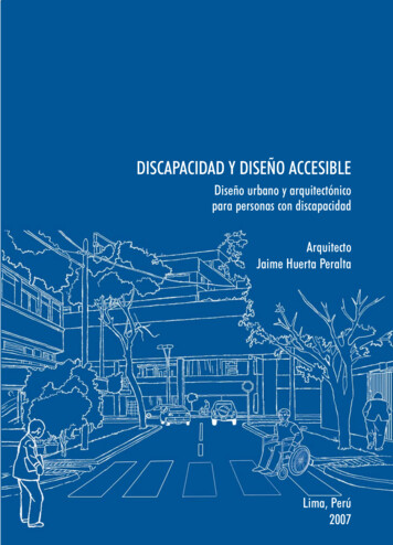 Discapacidad Y Diseño Accesible - Ciapat