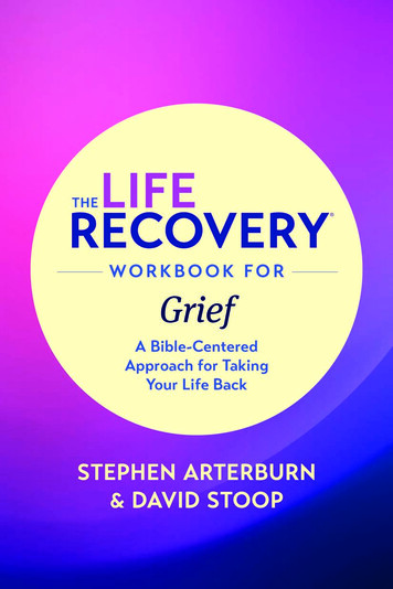 WORKBOOK FOR Grief - Tyndale House