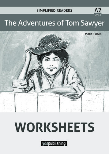 The Adventures Of Tom Sawyer Worksheets - YDS Publishing