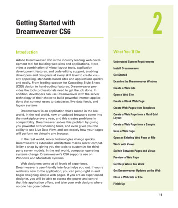 Getting Started With Dreamweaver CS6 - Archive 