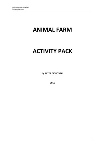 ANIMAL FARM ACTIVITY PACK - Arnes