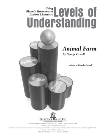 Animal Farm - Levels Of Understanding - Able