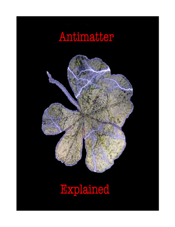 Antimatter Explained - Low Energy Antimatter Science
