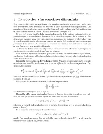 1 Introducción A Las Ecuaciones Diferenciales - UPM