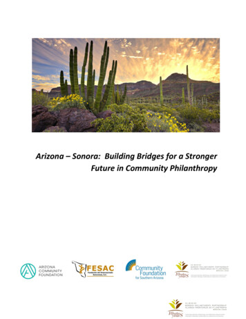 Arizona - Sonora: Building Bridges For A Stronger Future In . - CFLeads