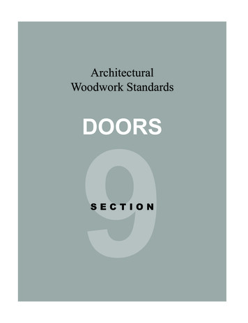 Architectural Woodwork Standards Doors 9 - Absupply 