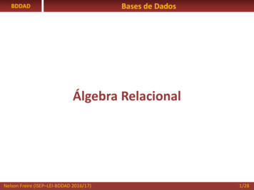 Álgebra Relacional - Ipp.pt