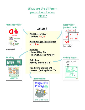 Beginner Book 1 Lesson Plans Sept 2015 - Progressive Phonics