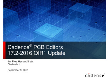 PCB Editors 17.2-2016 QIR1 Update - Ema-eda 