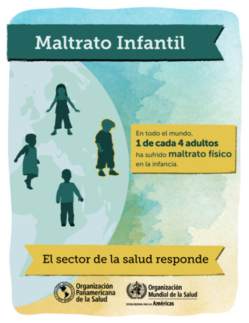 Maltrato Infantil - World Health Organization