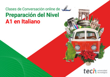 Clases De Conversación Online De Preparación Del Nivel A1 En Italiano