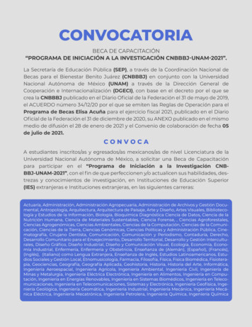 CONVOCATORIA Metalúrgica, Investigación Biomédica Básica, Lengua Y .