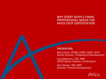 Why Every Supply Chain Professional Needs The Apics Cscp Certification