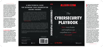 The Cybersecurity Playbook CYBERSECURITY PLAYBOOK