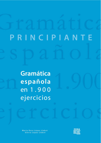 Gramática Española En 1.900 Ejercicios (Principiante) - ZonaELE