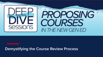 Demystifying The Course Review Process - University Of Arizona
