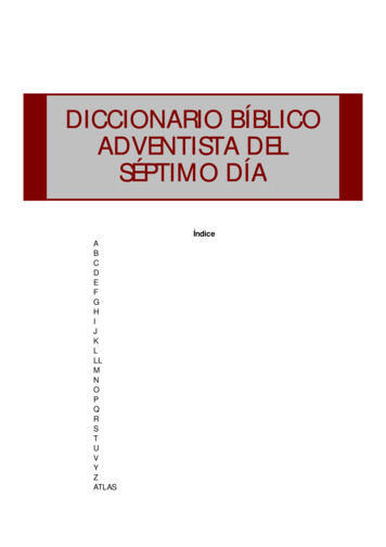 Diccionario Bíblico Adventista Del Séptimo Día - Contestando