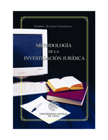 METODOLOGÍA DE LA I J : H N PERSPECTIVA - Biblioteca Virtual CEUG