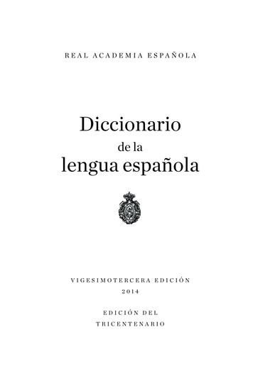 Diccionario Lengua Española - Real Academia Española