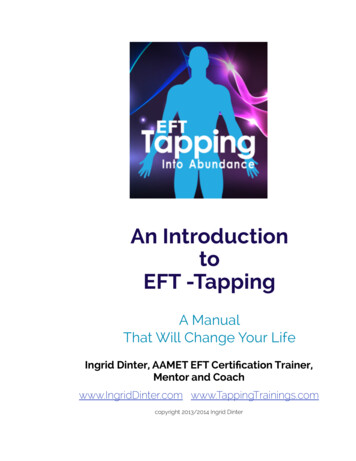 An Introduction To EFT -Tapping