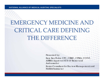 Emergency Medicine And Critical Care [Read-Only] - NAMAS