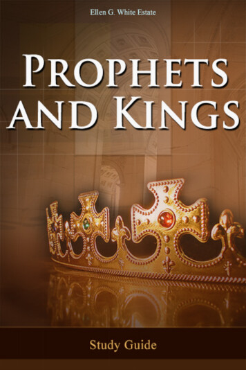Prophets And Kings - EGW Writings