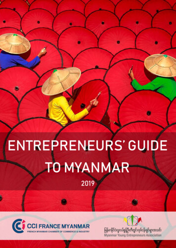 Entrepreneurs Guide To Myanmar