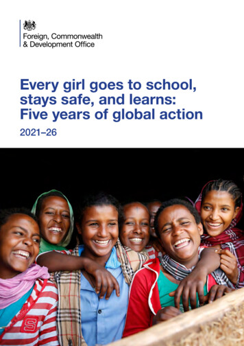 Every Girl Goes To School, Stays Safe, And Learns: Five Years Of Global .