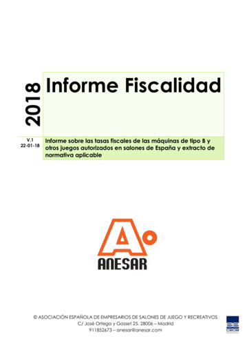 Informe Fiscalidad 8 201 - ANESAR