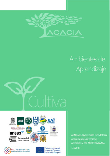 Ambientes De Aprendizaje - Acacia.red