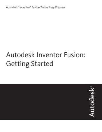 Autodesk Inventor Fusion: Getting Started